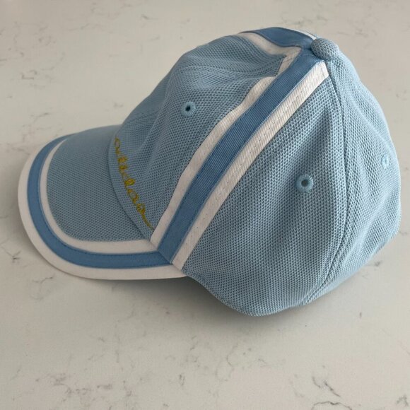 Adidas Lightweight Structured Adj Poly Mesh Ball Cap Baby Blue White OS NWOT - Picture 2 of 12